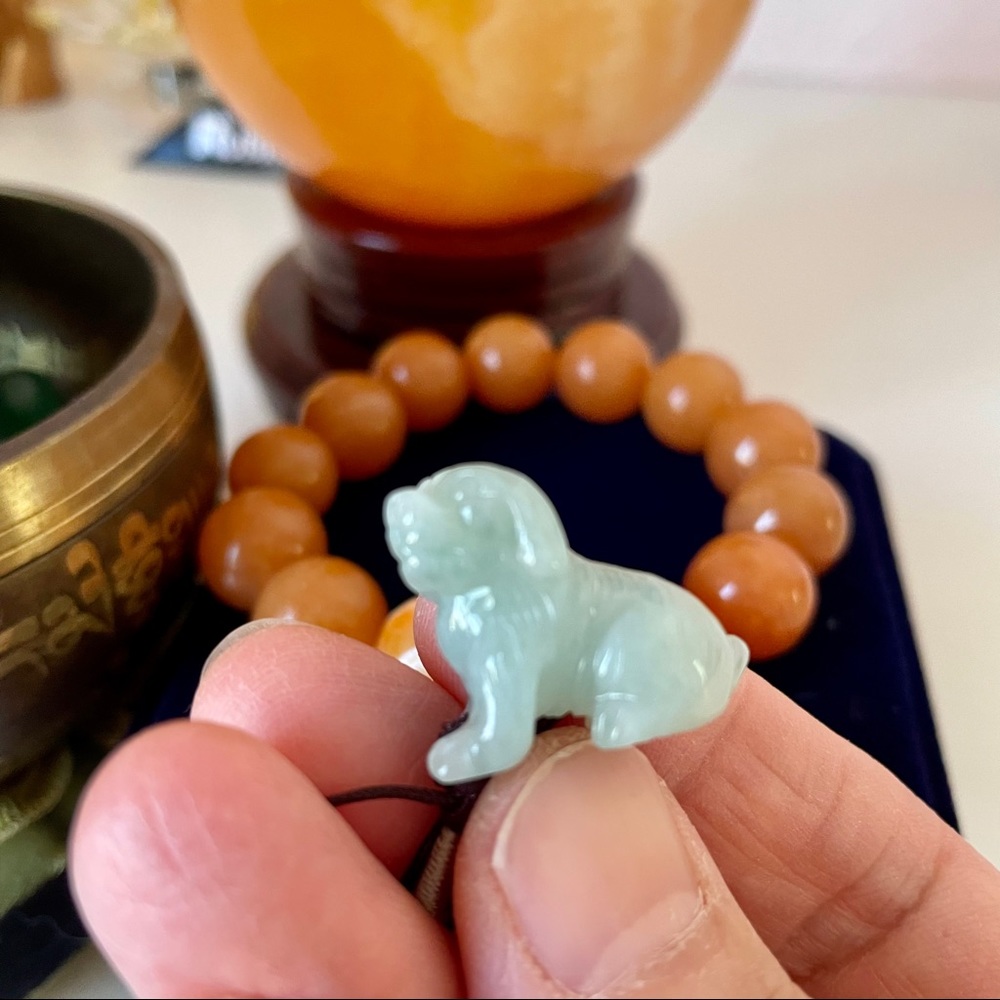 Certified Natural Burmese Jadeite Jade Pendant